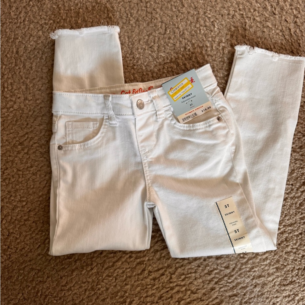 NWT White Skinny Jeans for Kids
